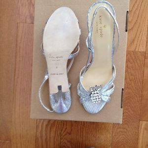 Kate Spade Crystal Pineapple Sandals 10.5